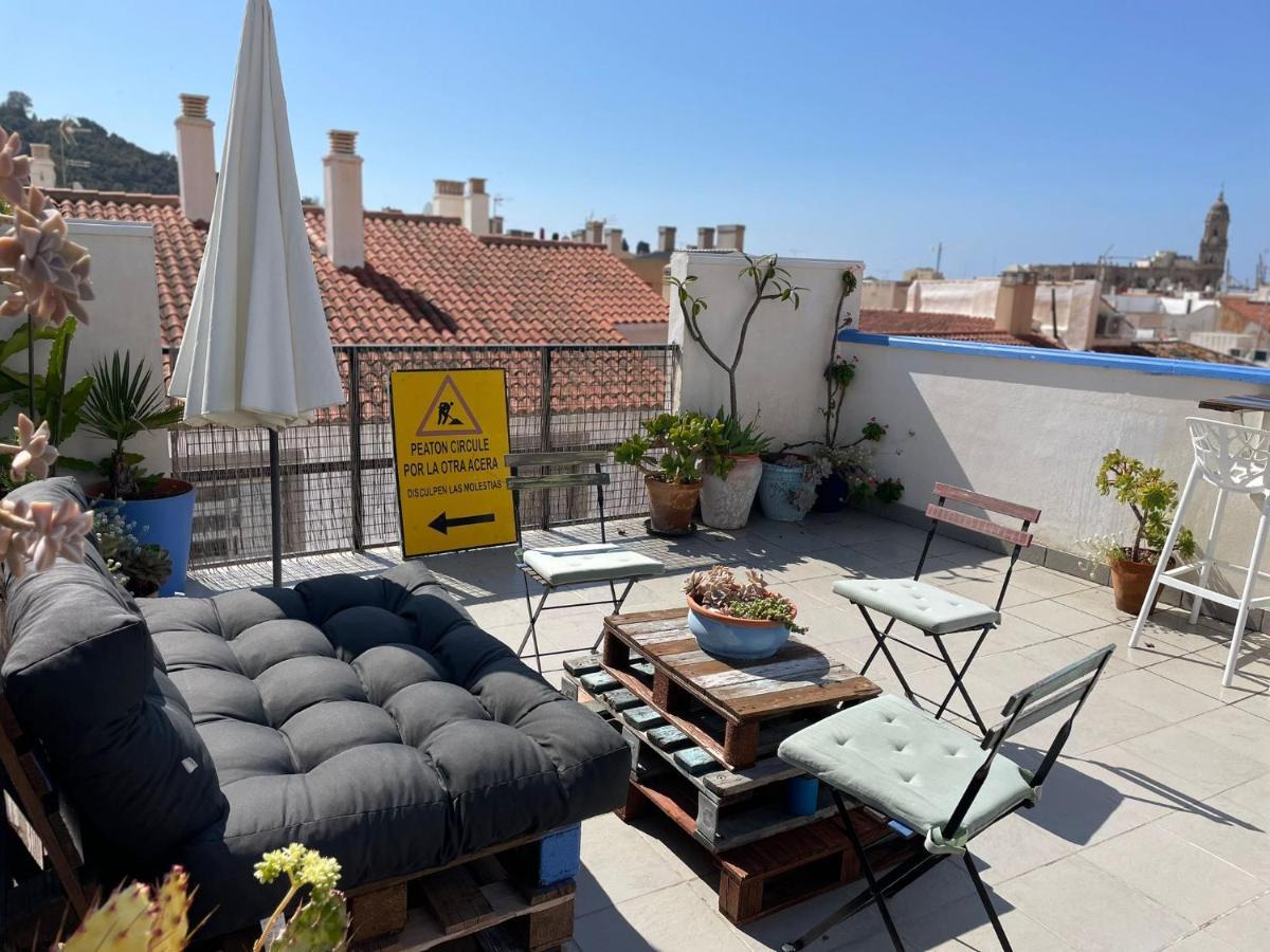 Charming Home With Private Terrace,Heart Of Màlaga Exteriér fotografie