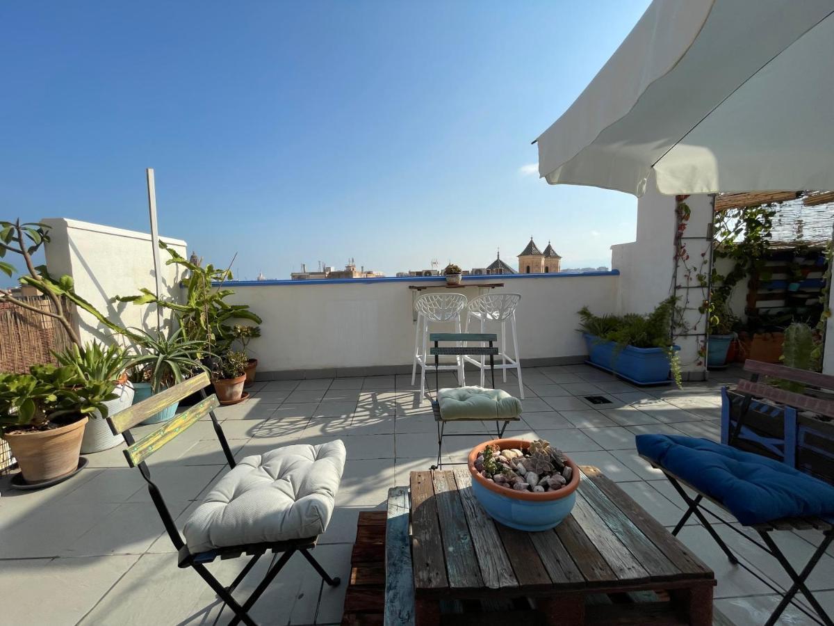Charming Home With Private Terrace,Heart Of Màlaga Exteriér fotografie