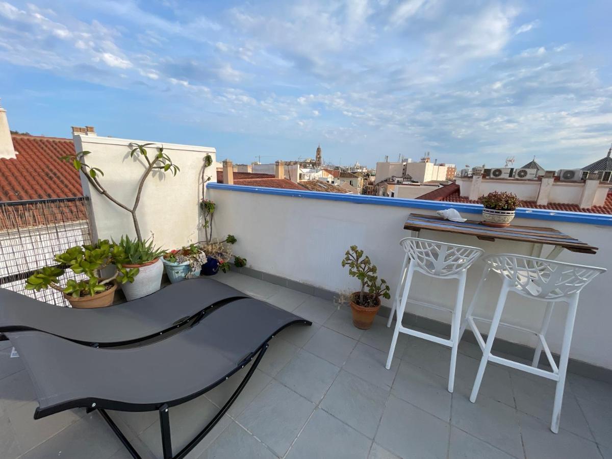 Charming Home With Private Terrace,Heart Of Màlaga Exteriér fotografie