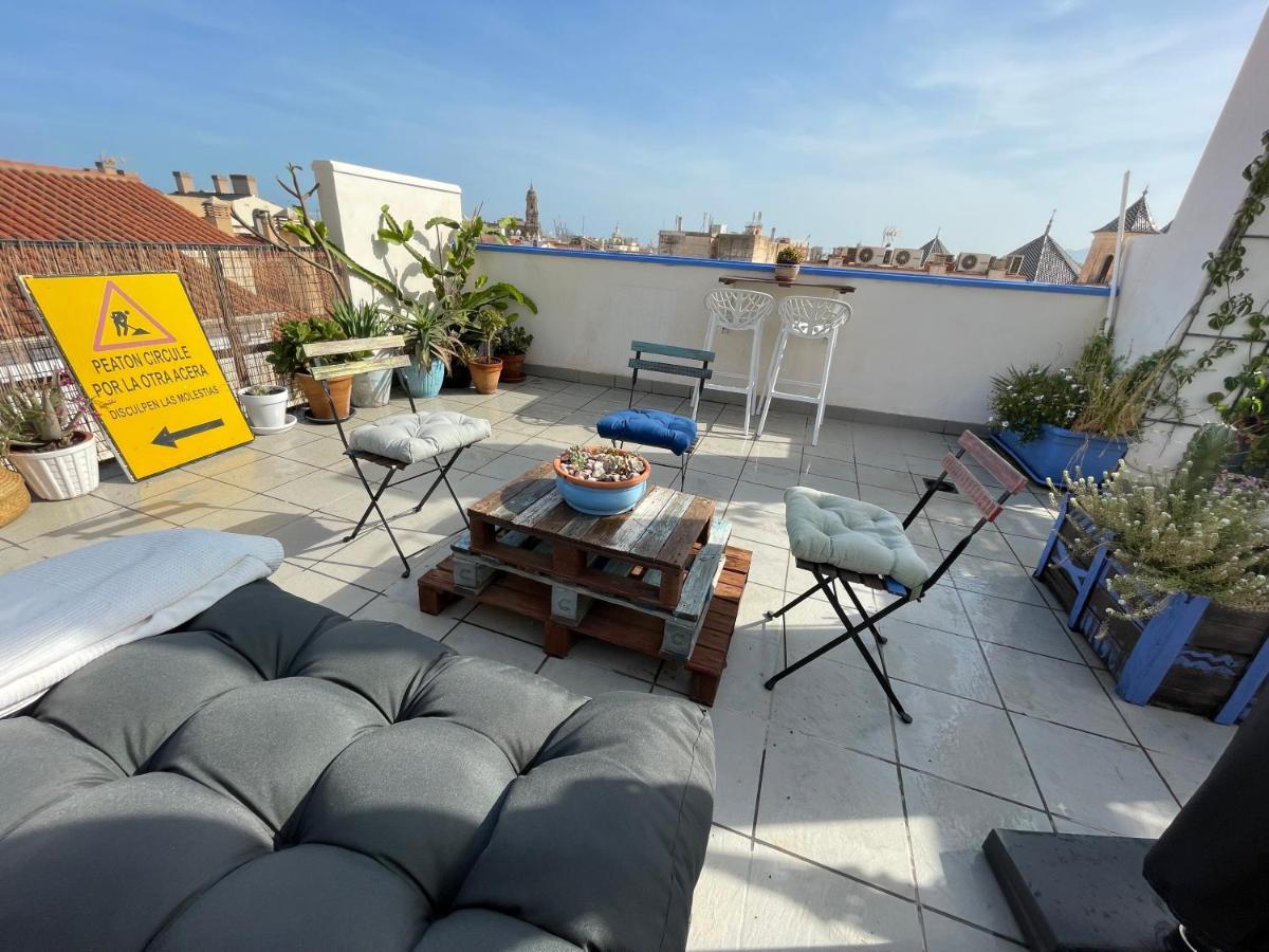 Charming Home With Private Terrace,Heart Of Màlaga Exteriér fotografie
