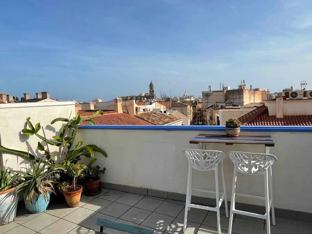 Charming Home With Private Terrace,Heart Of Màlaga Exteriér fotografie